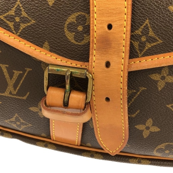 💎✨Authentic✨💎Louis Vuitton Monogram Saumur 35 Shoulder Bag Brown - Picture 8 of 13